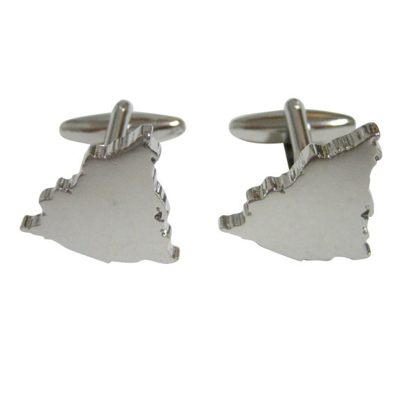 Nicaragua Map Shape Cufflinks - Picture 1 of 2